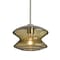 Besa Lighting Zen Stem Pendant , Latte Bubble, Satin Nickel Finish, 1x60W Incandescent 1TT-ZENLT-SN - alternate 1